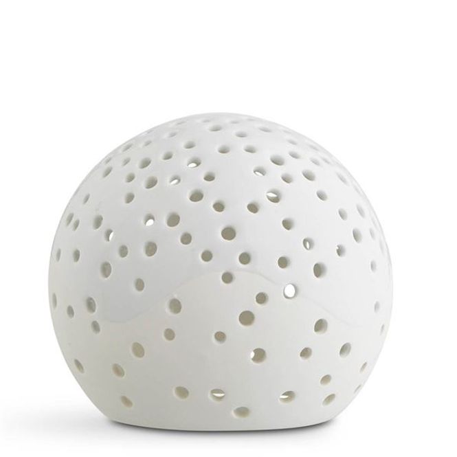 Hovedbilde Nobili telysholder Ø12cm Snehvit