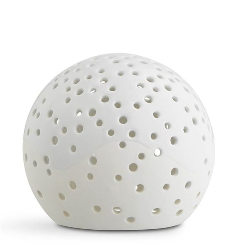 Nobili telysholder Ø14cm Snehvit