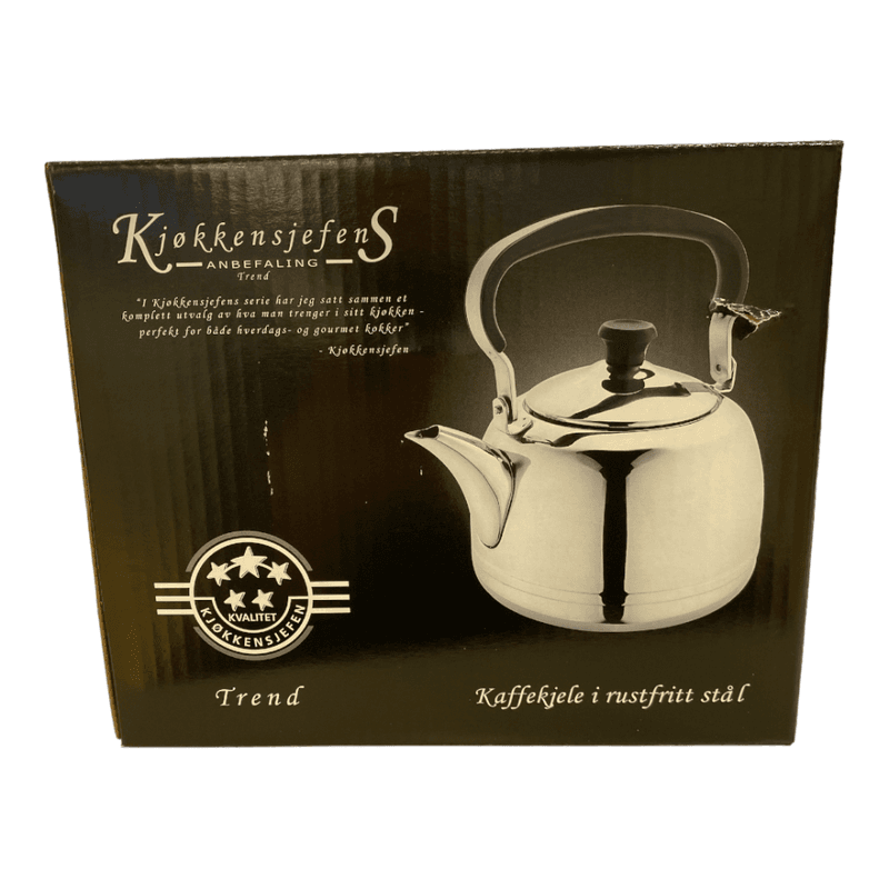 Kaffekjele i rustfritt stål