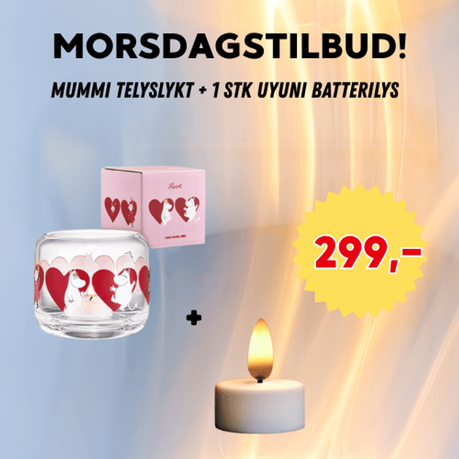 Hovedbilde Mummi telyslykt + Uyuni telys