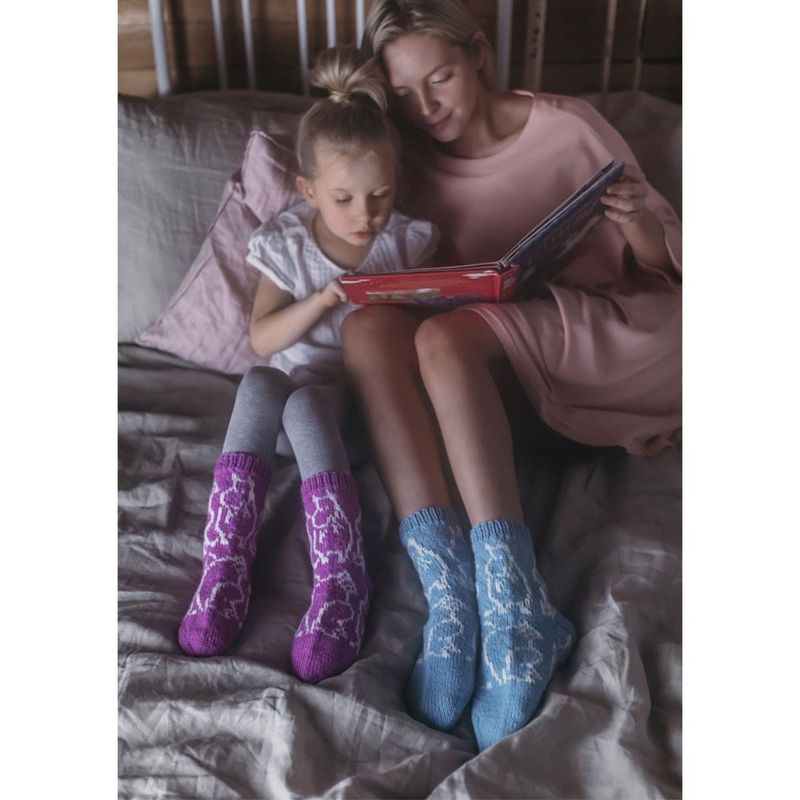 Mummi ullsokker strikkesett